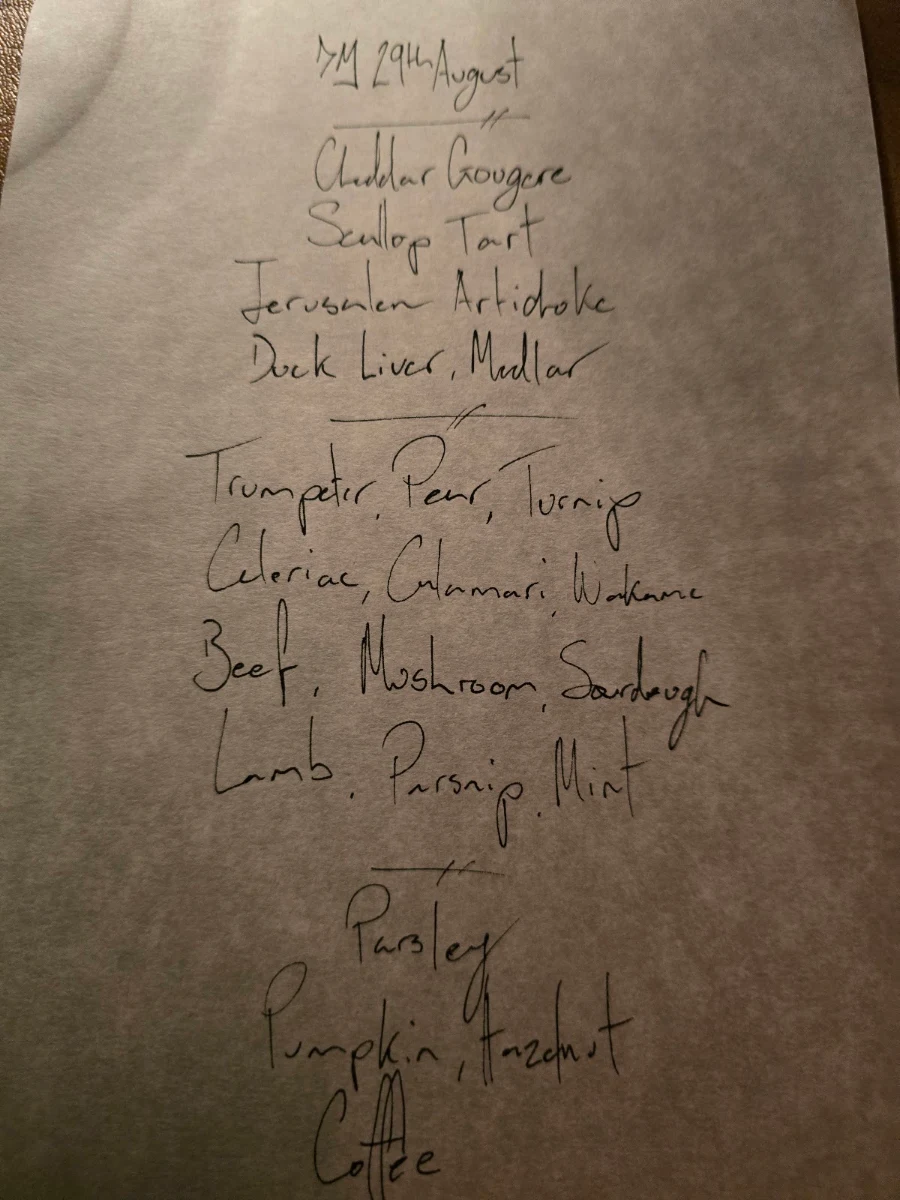 Menu, Dier Makr