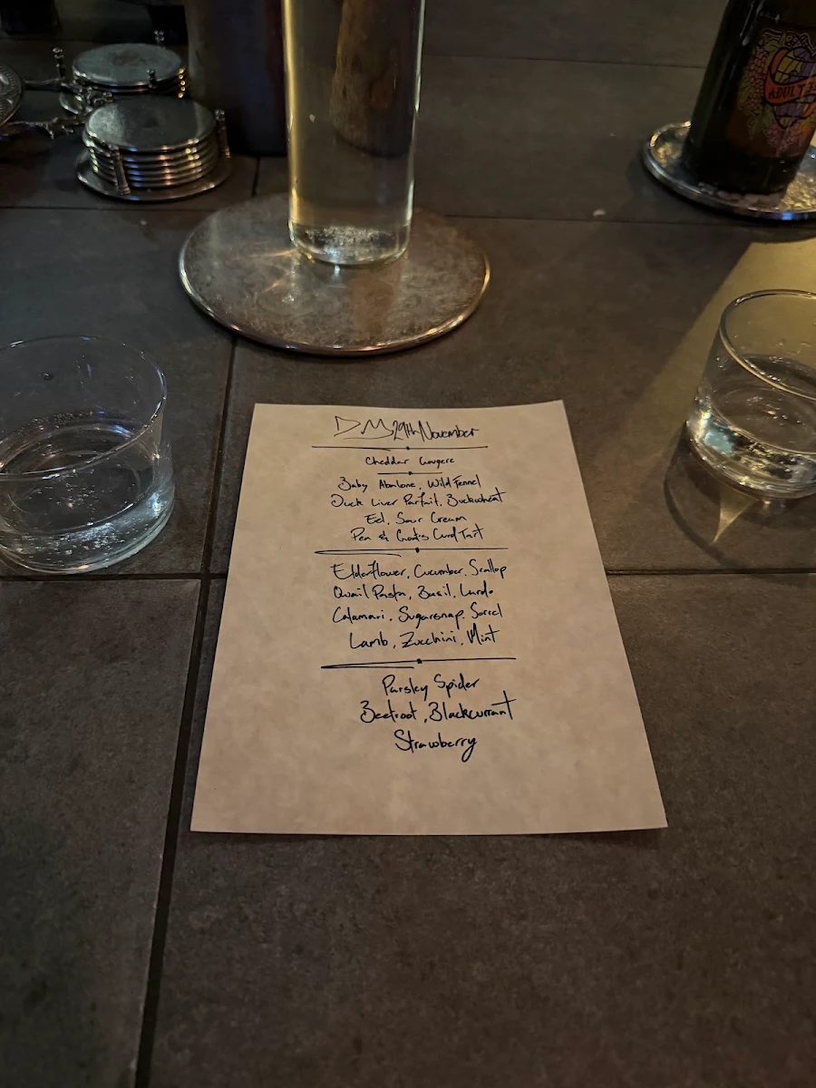 Menu, Dier Makr