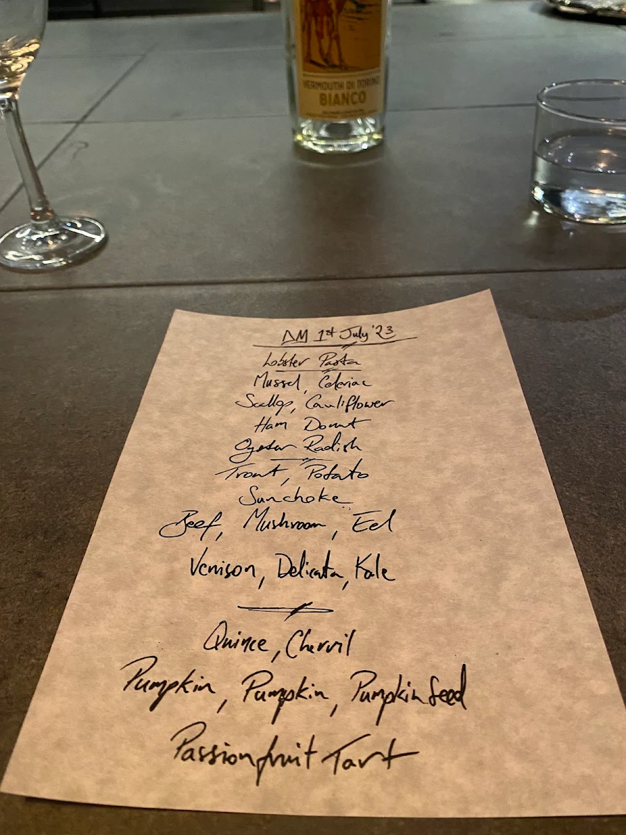 Menu, Dier Makr