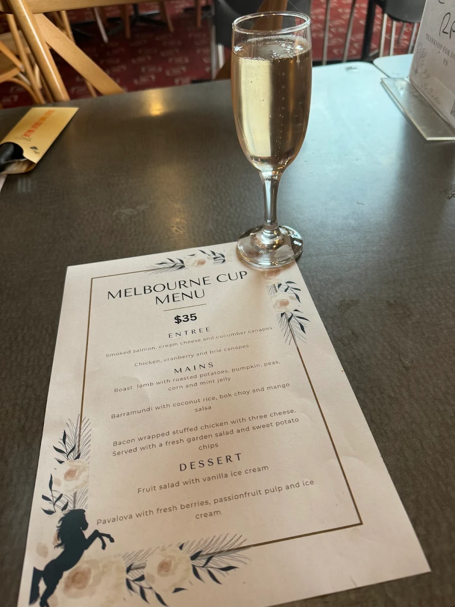 Menu, Tolland Hotel