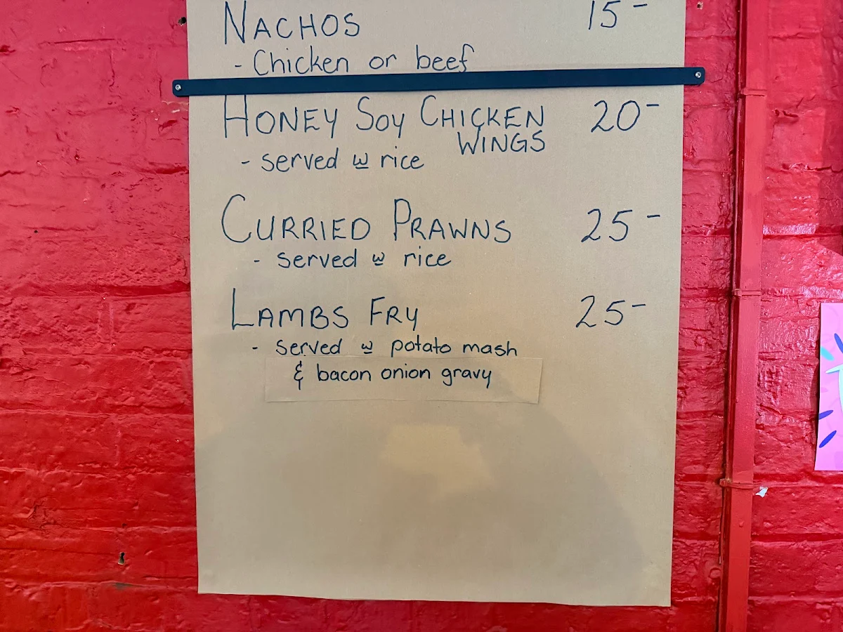 Menu, Mountain Mumma