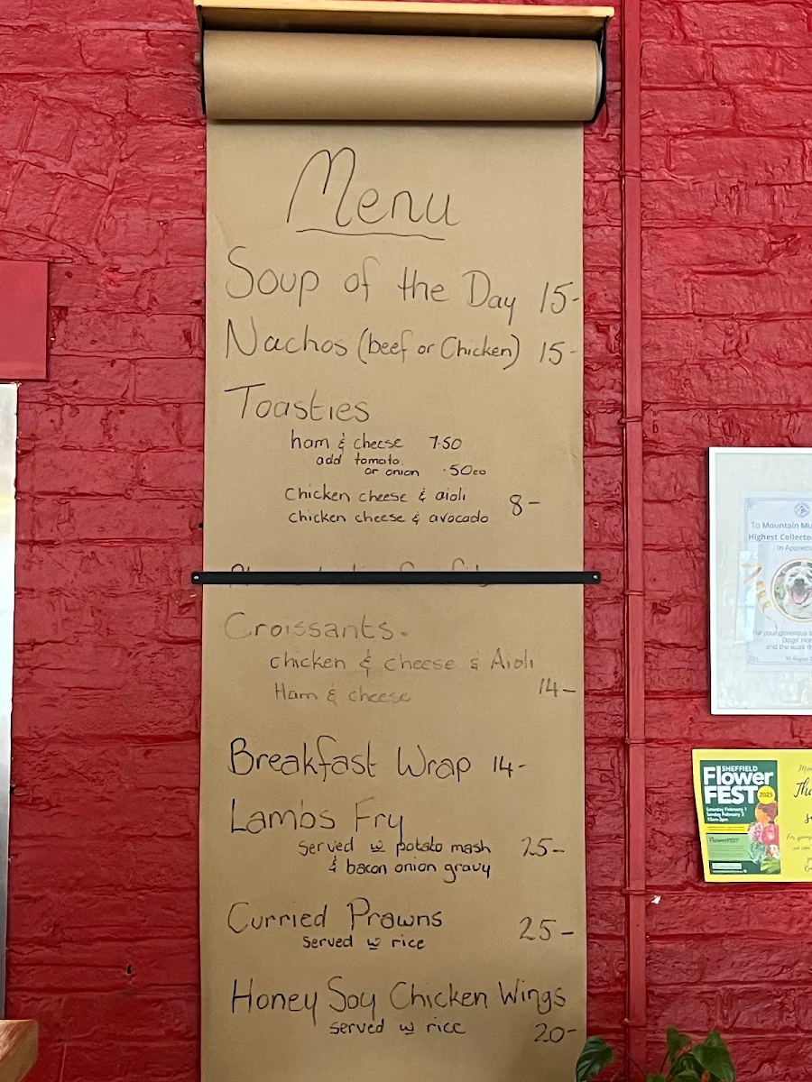 Menu, Mountain Mumma
