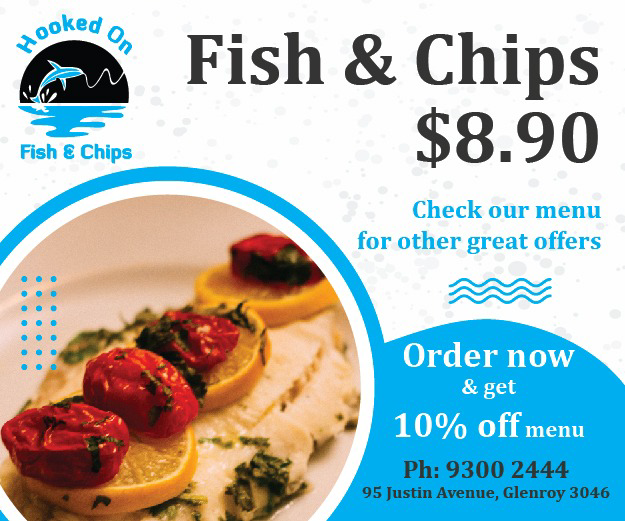 Menu, Hooked on fish and chips