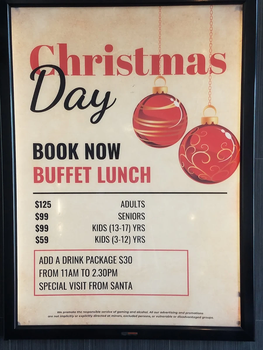 Menu, Vale Hotel