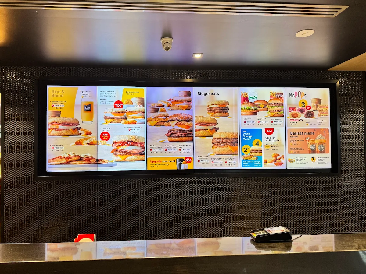 Menu, McDonald's Granville