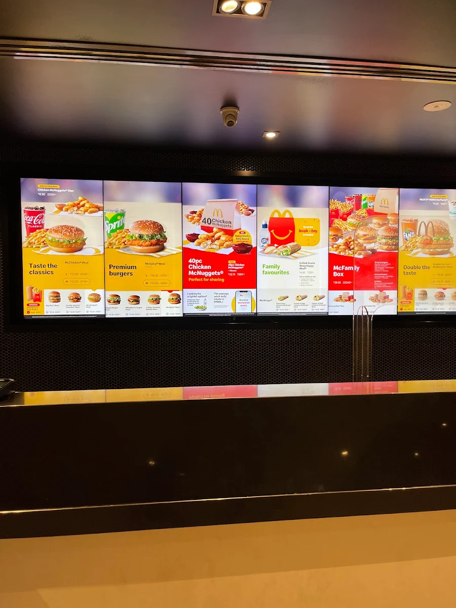 Menu, McDonald's Granville