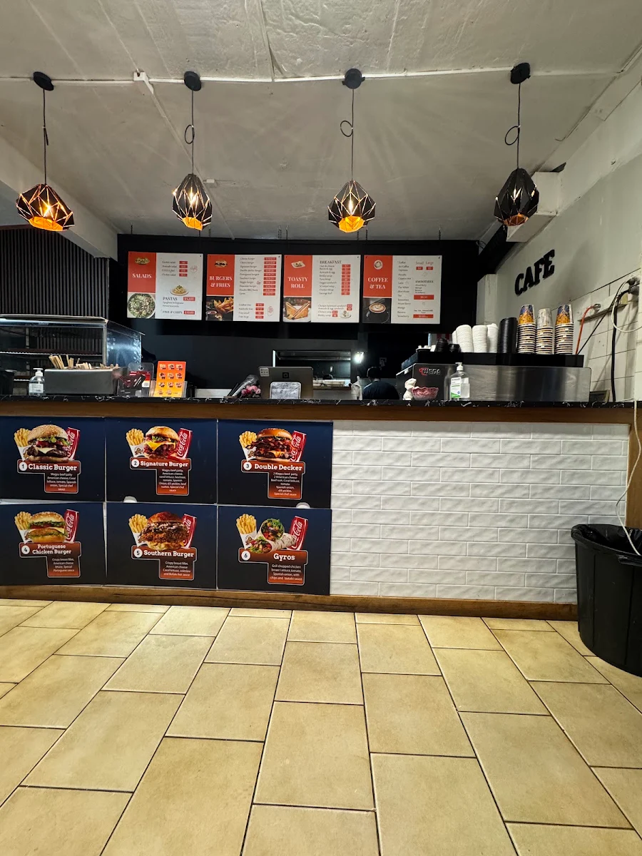 Menu, Smash N Flame Burger