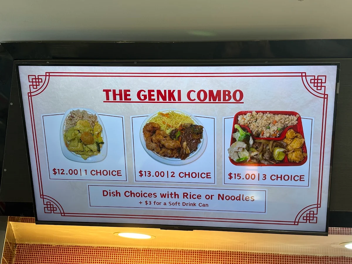 Menu, Genki