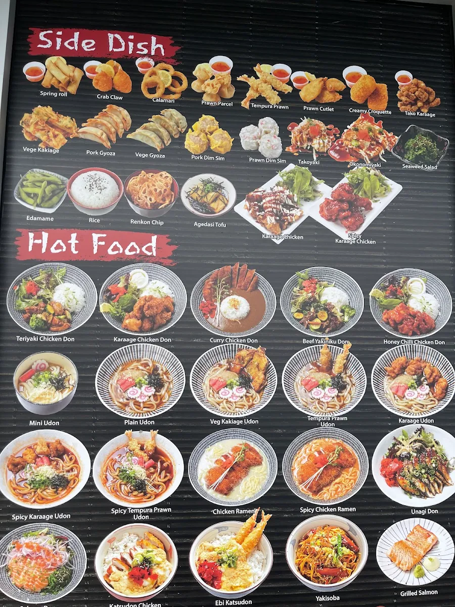 Menu, Sushi Hyo