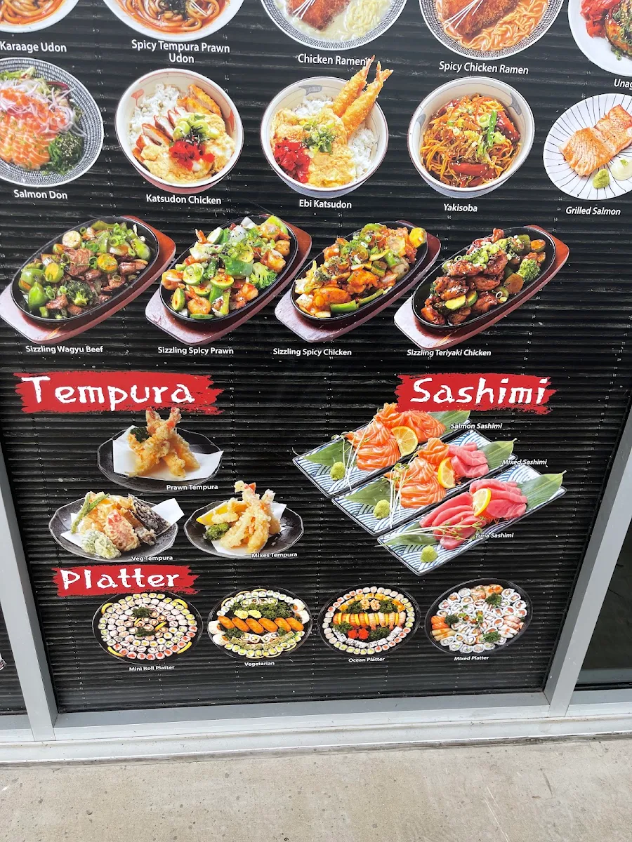 Menu, Sushi Hyo