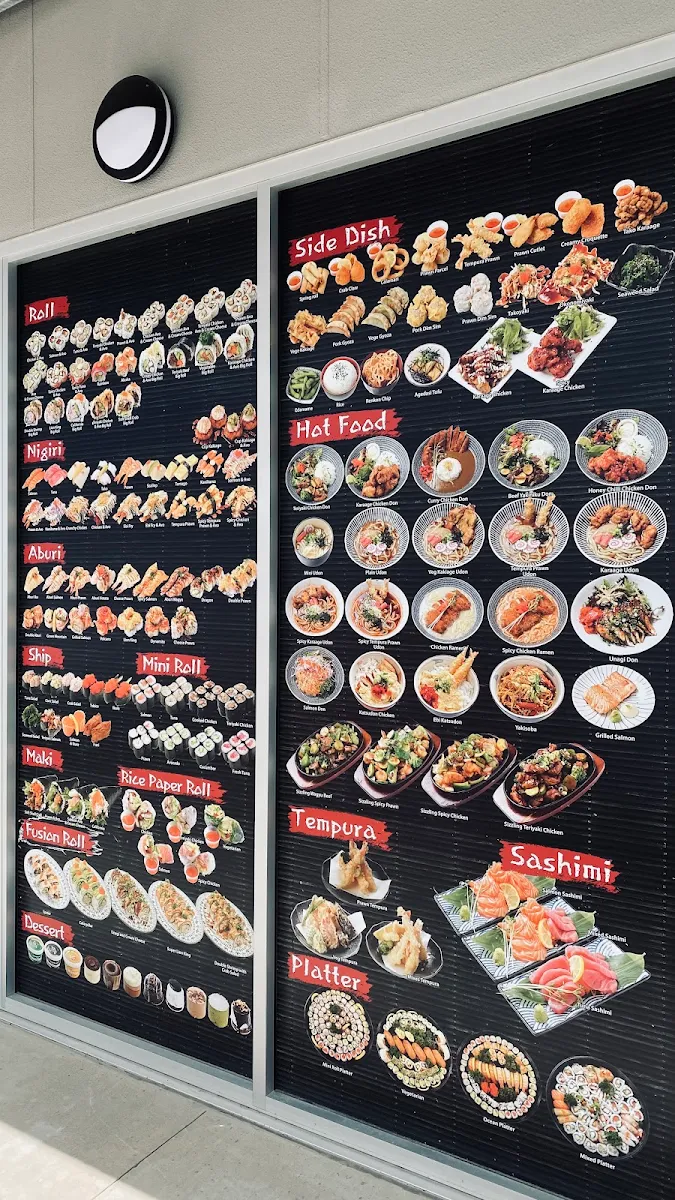 Menu, Sushi Hyo
