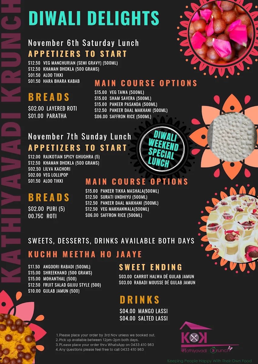 Menu, Kathiyavadi Krunch