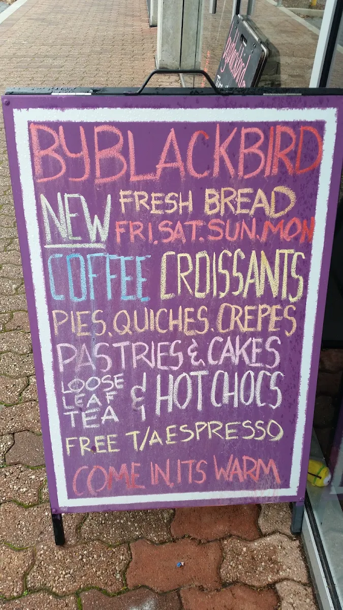 Menu, Coffee & Croissant - Jin's Coffee Hutt
