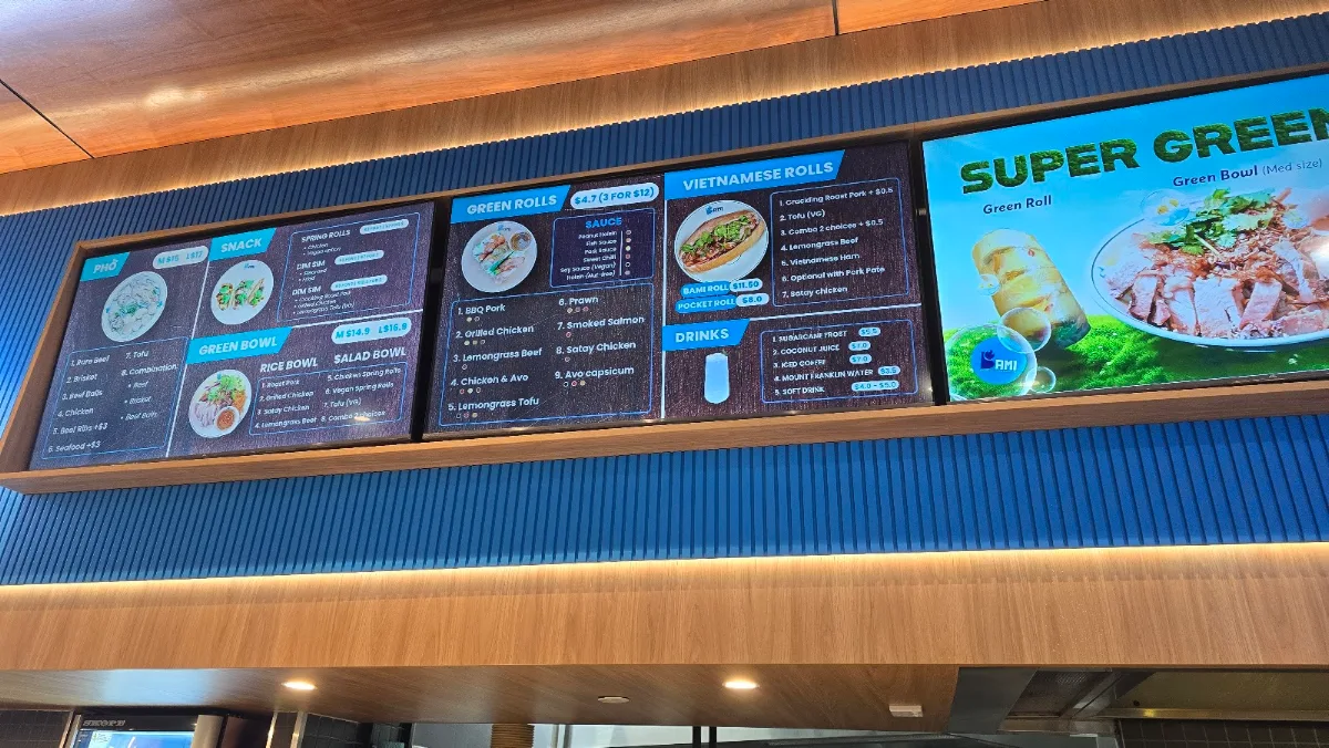 Menu, Bami Doncaster