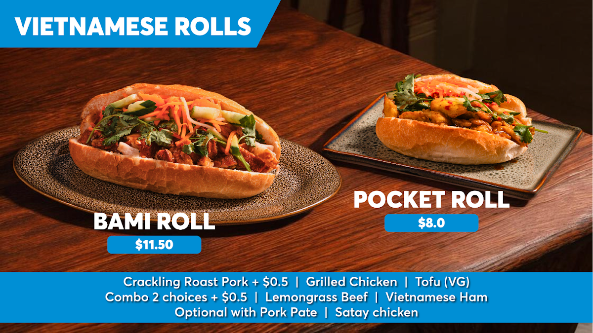 Menu, Bami Doncaster