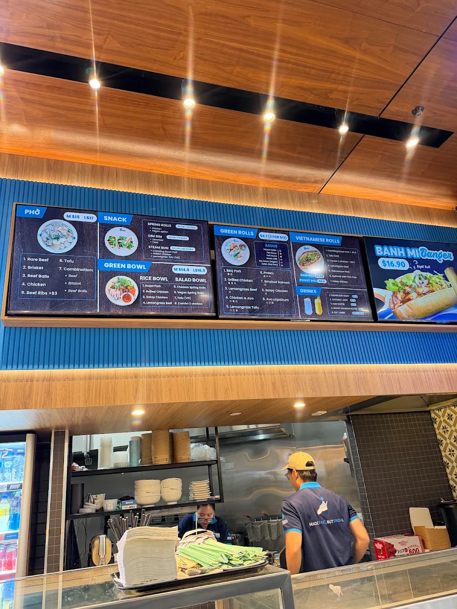 Menu, Bami Doncaster