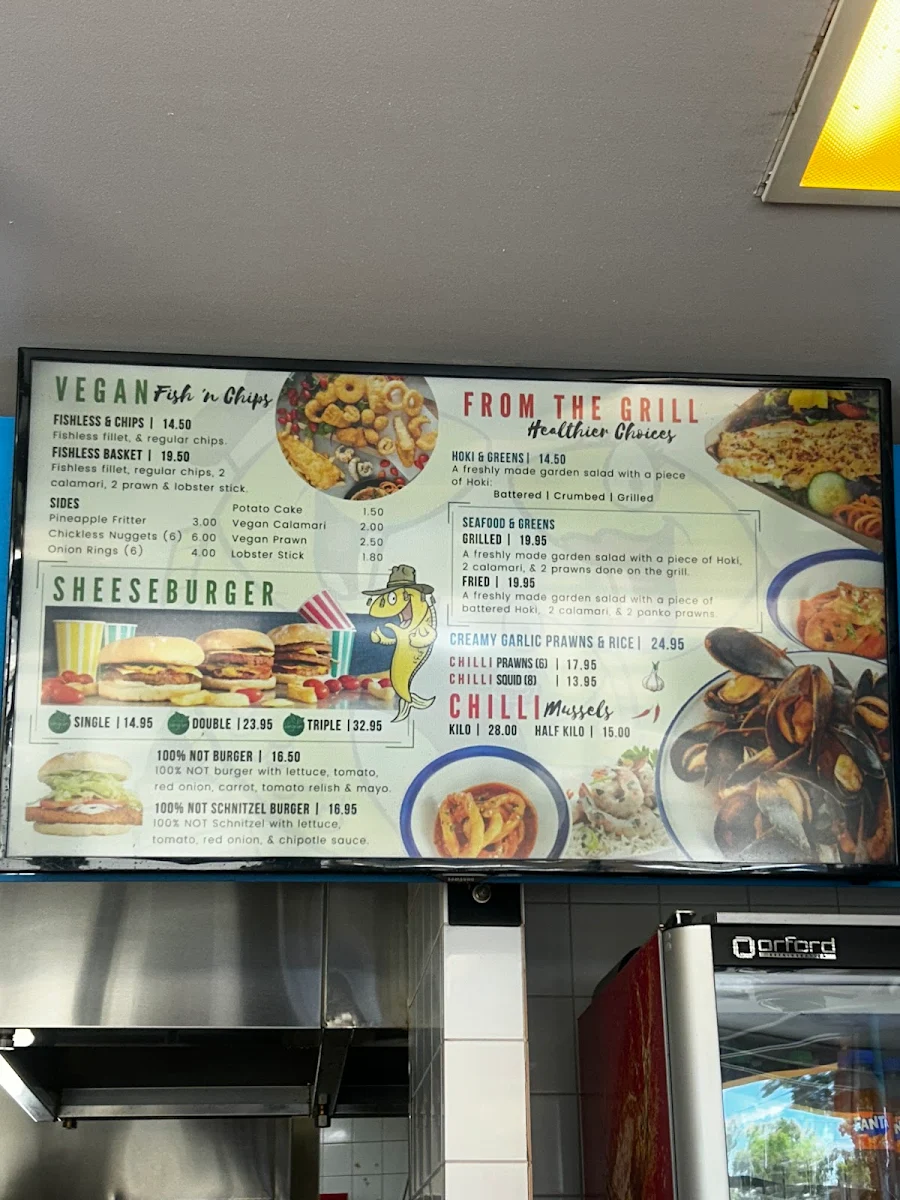 Menu, All Aboard Seafoods