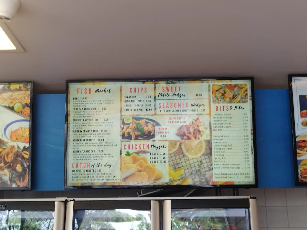 Menu, All Aboard Seafoods
