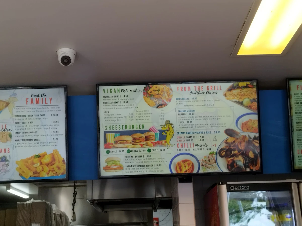 Menu, All Aboard Seafoods