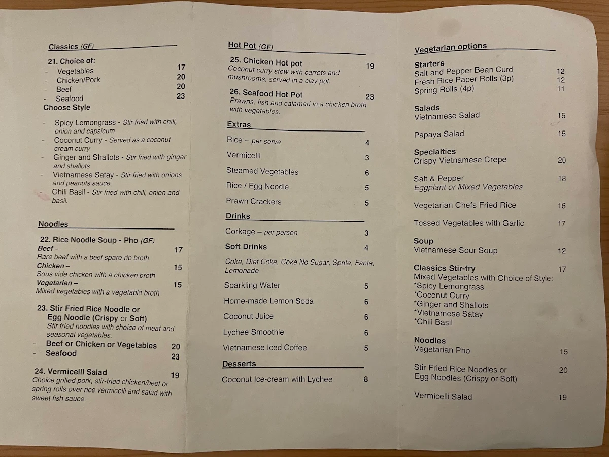 Menu photo 1