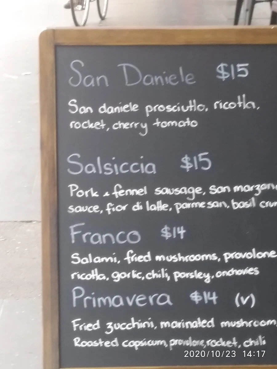 Menu, La Coppola