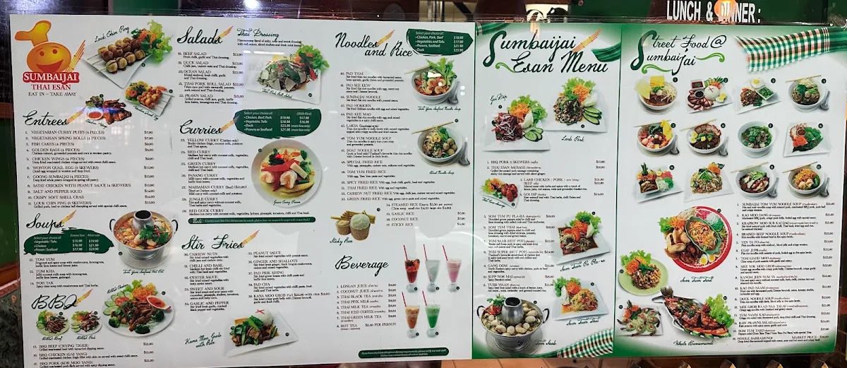 Menu, Sumbaijai Thai Esan