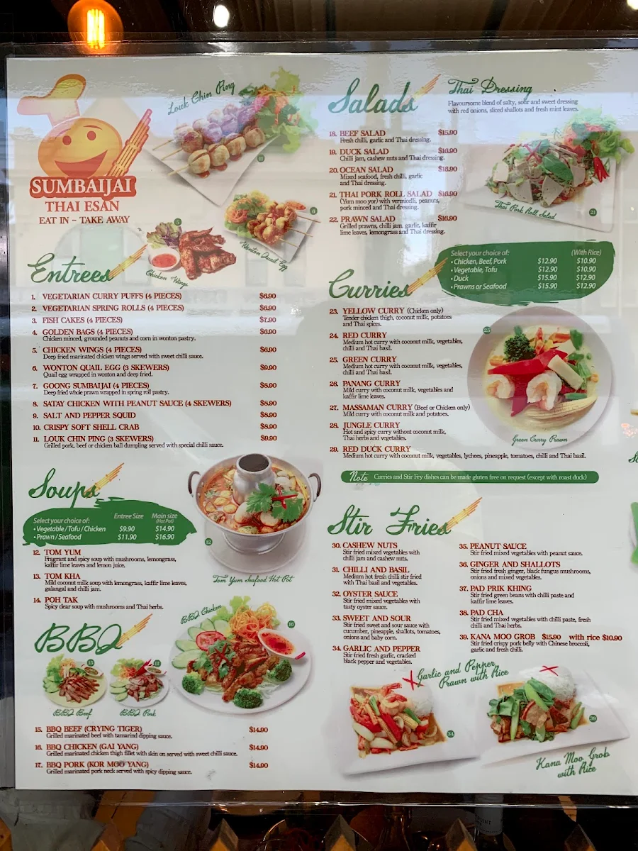 Menu, Sumbaijai Thai Esan