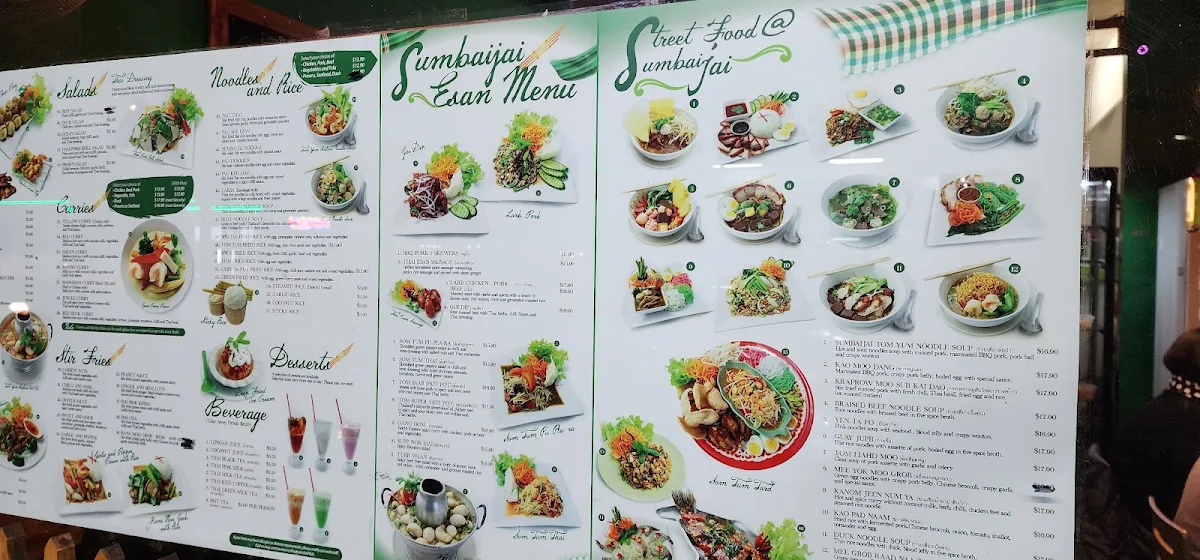 Menu, Sumbaijai Thai Esan
