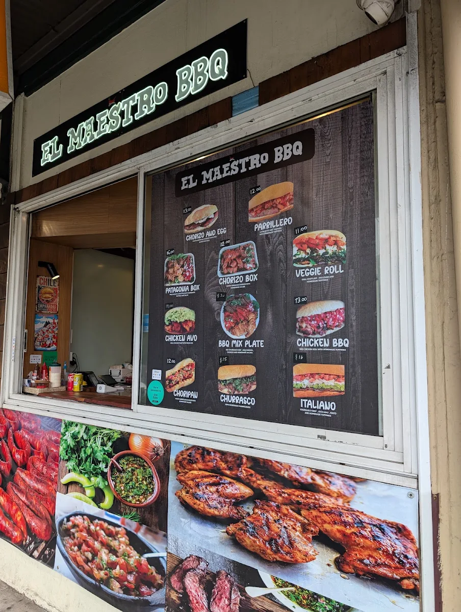 Menu, El Maestro BBQ