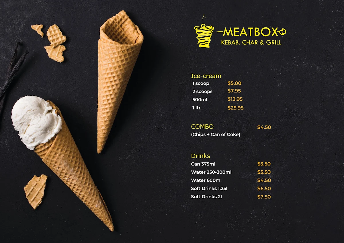 Menu, MeatBox