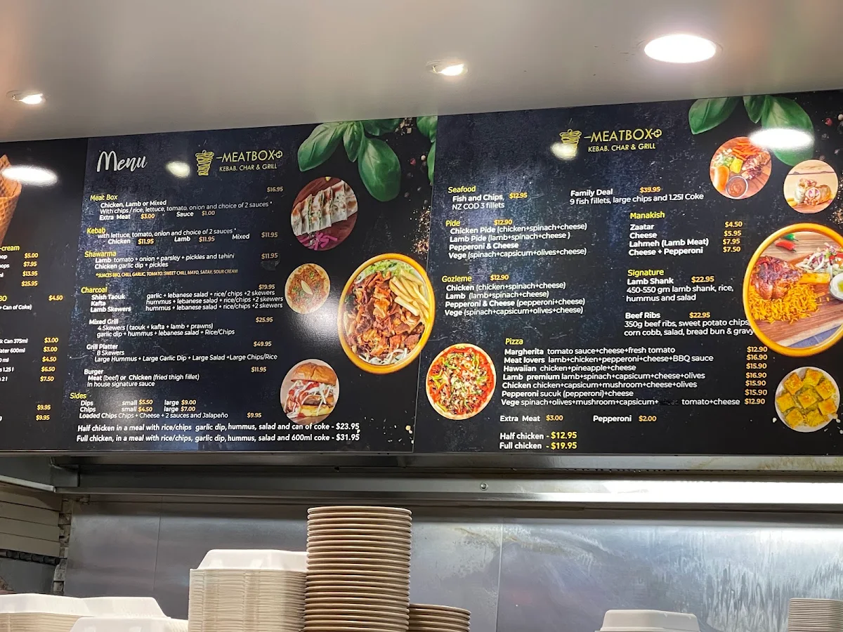 Menu, MeatBox