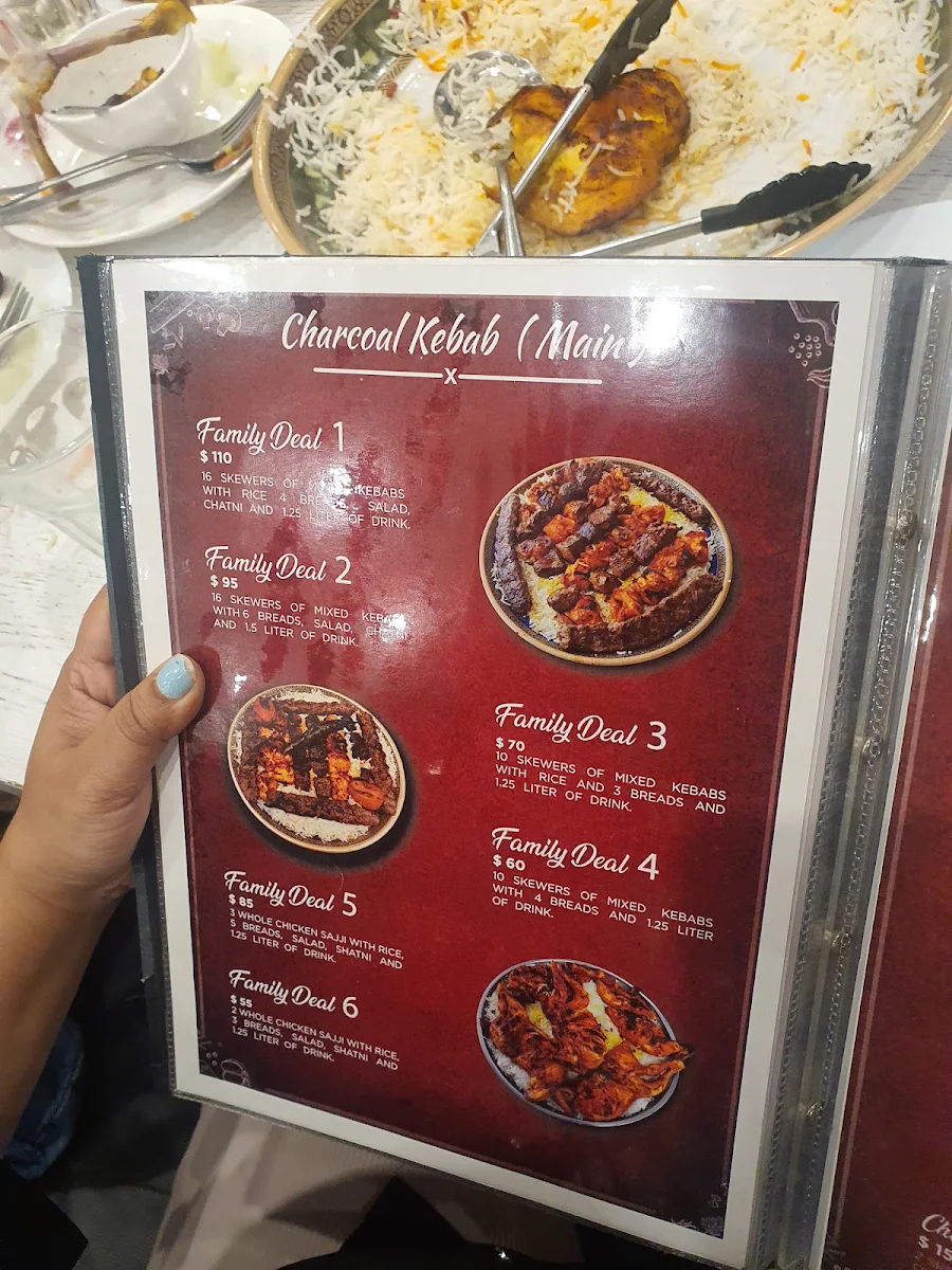 Menu, Saffron Club