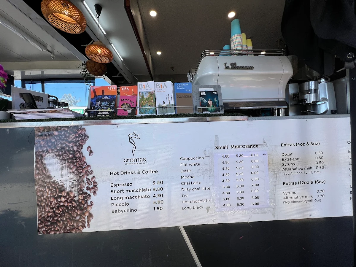 Menu, Le Cafe Ashgrove