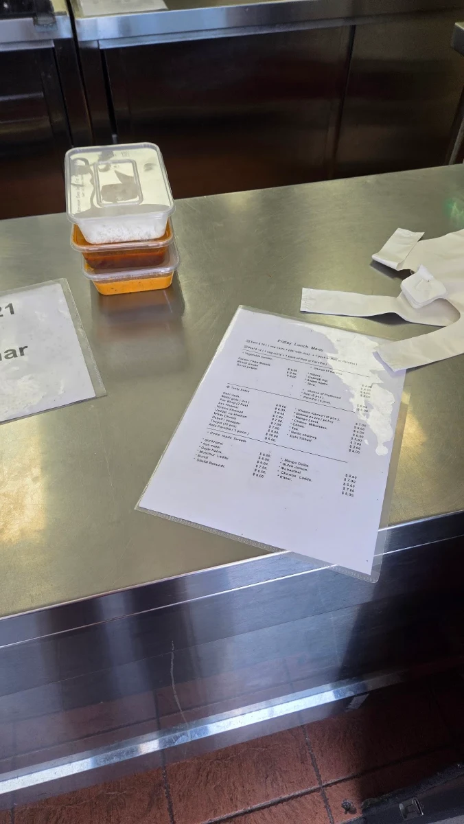 Menu, Tikha Tadka