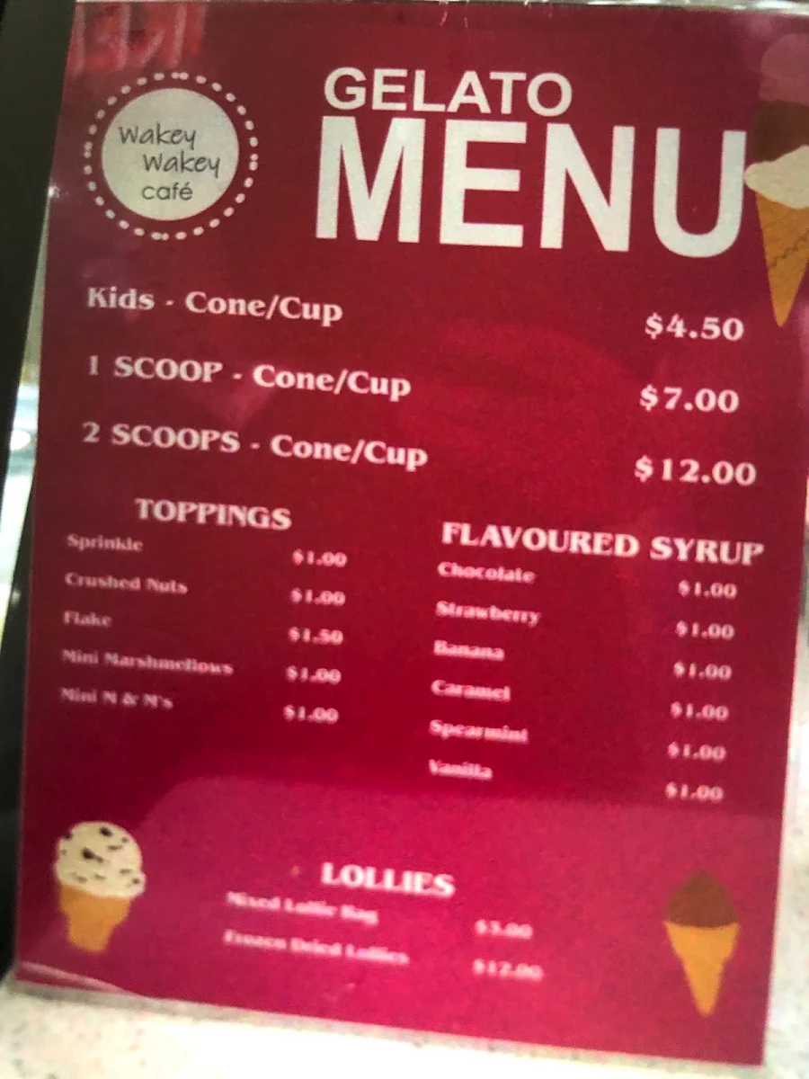 Menu, morning morning cafe