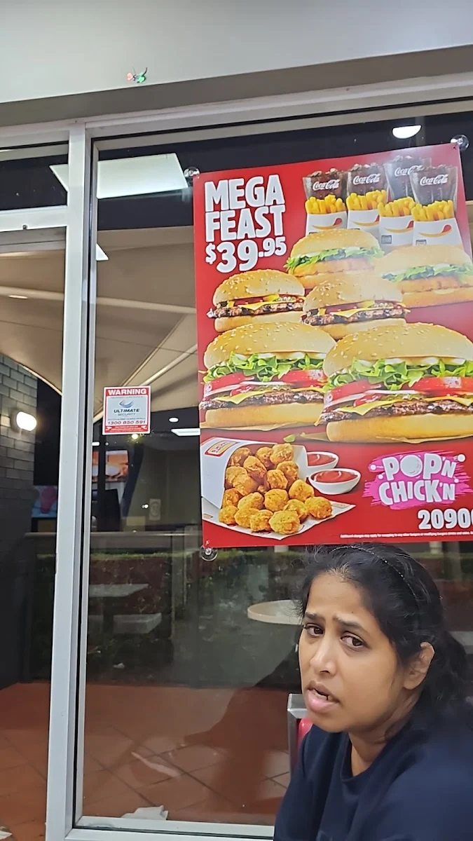 Menu, Hungry Jack's Burgers Smithfield Sydney