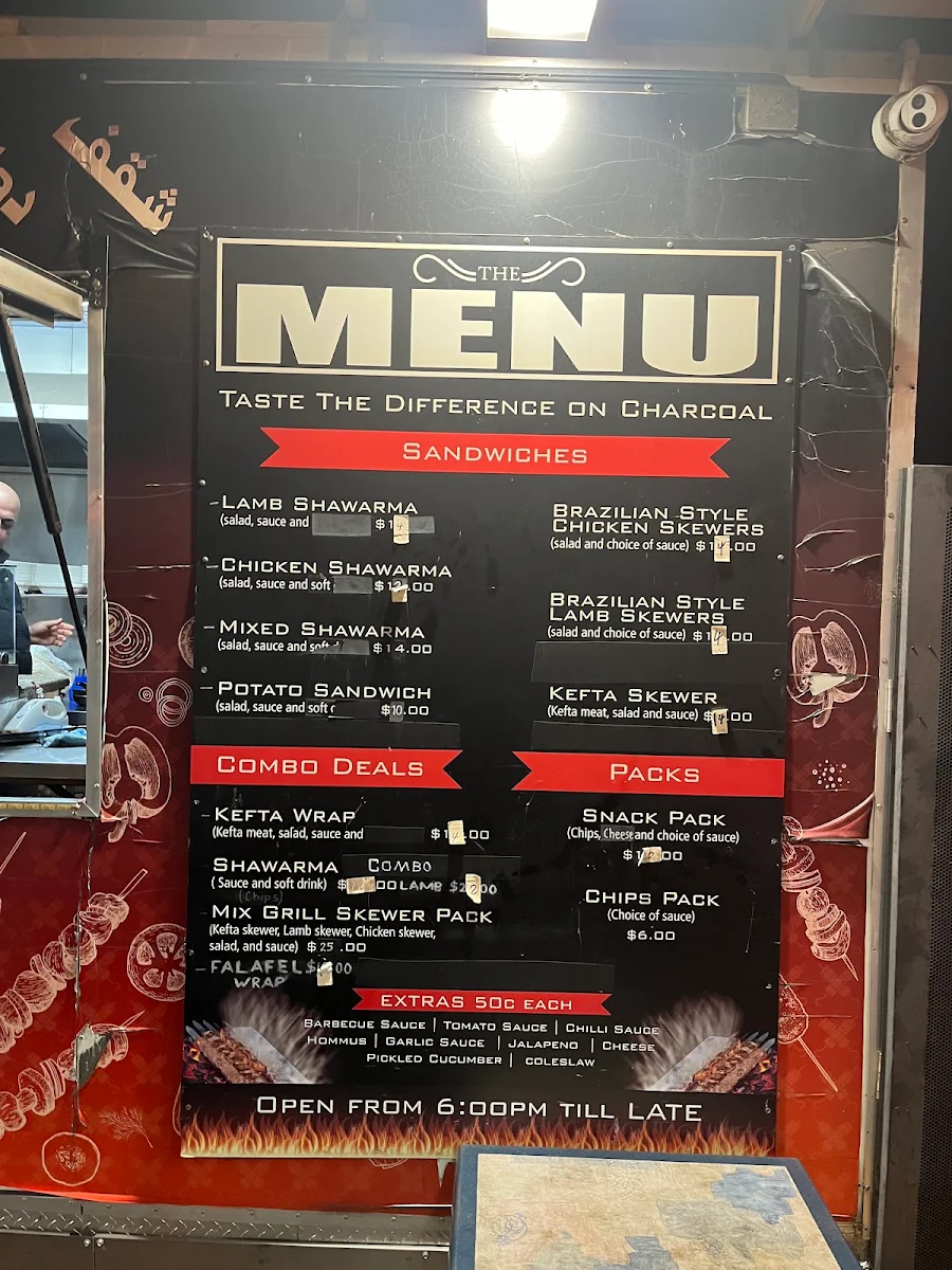 Menu, Al Kababjii