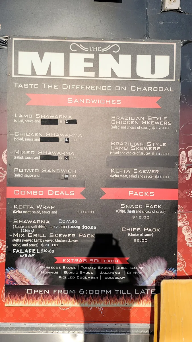 Menu, Al Kababjii
