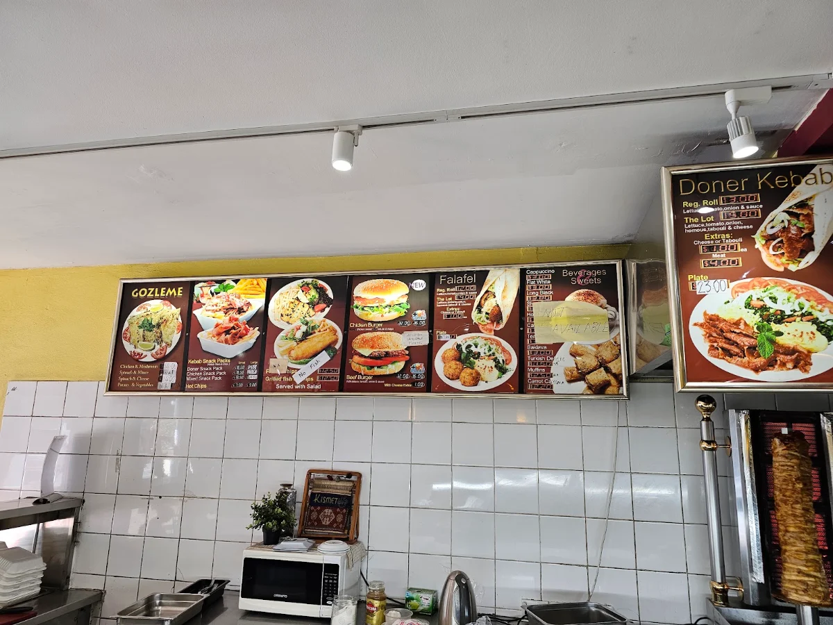 Menu, Kismet Kebab&Pizza