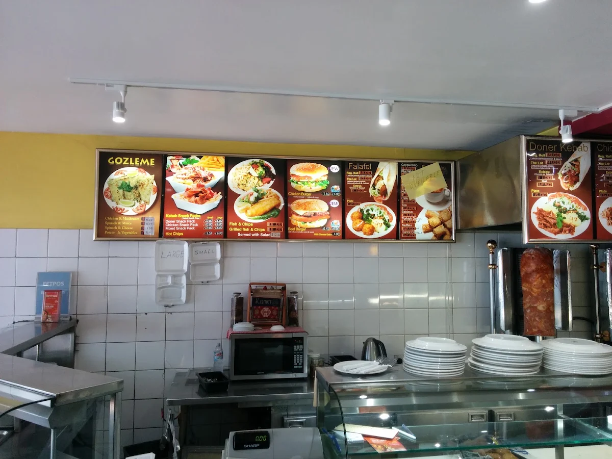 Menu, Kismet Kebab&Pizza