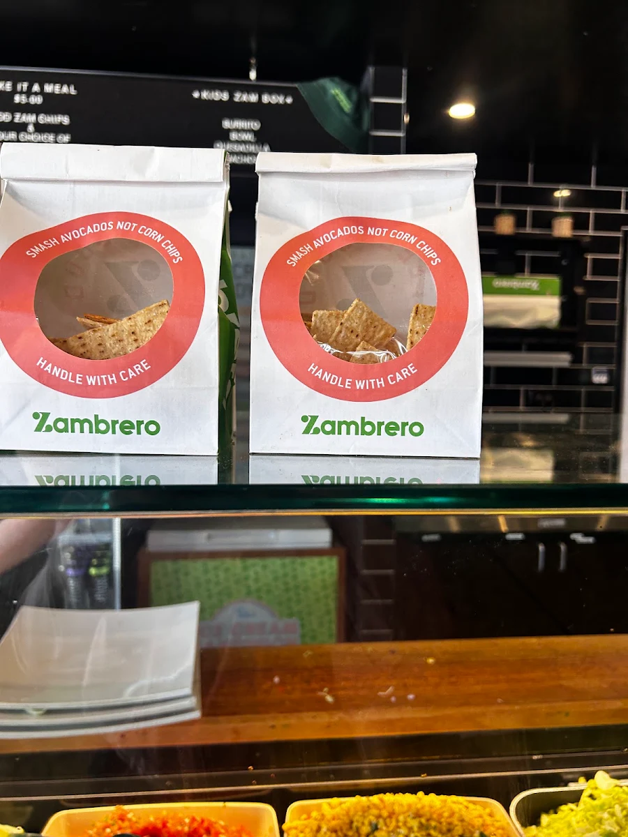 Menu, Zambrero Wangaratta