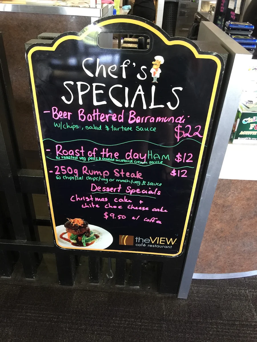 Menu, Happy souls at The View