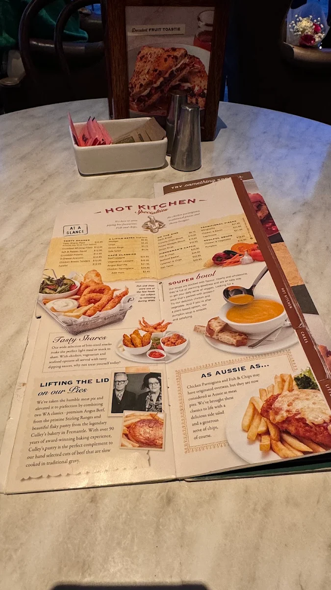 Menu, Dôme Café - Coogee