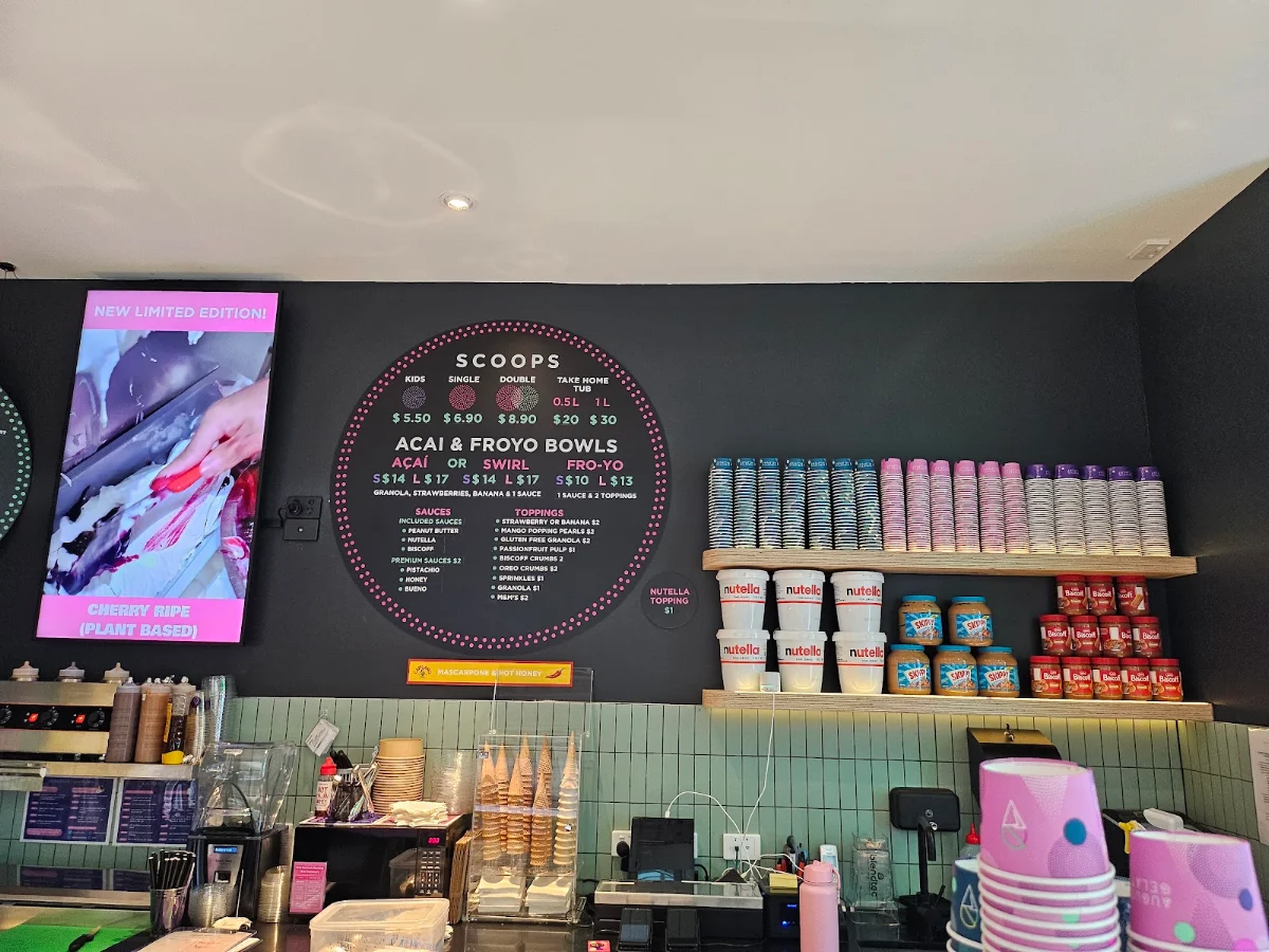 Menu, Augustus Gelatery + Acai Parkville