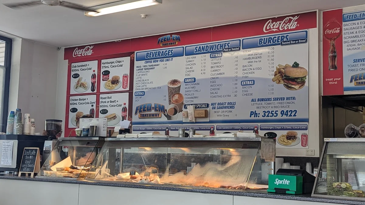 Menu, Feed Em Takeaway