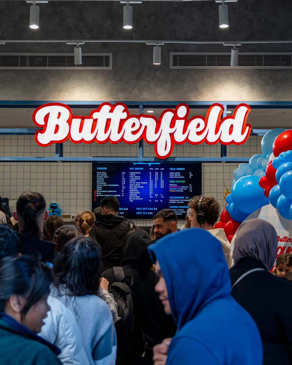 Menu, Butterfield Cookies