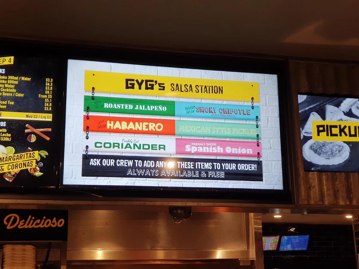 Menu, Guzman y Gomez - Arana Hills