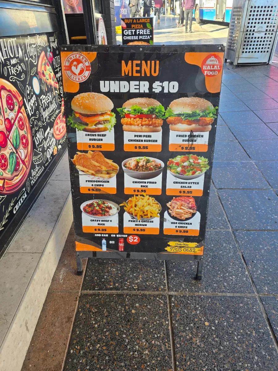 Menu, Pizza Boss Lakemba