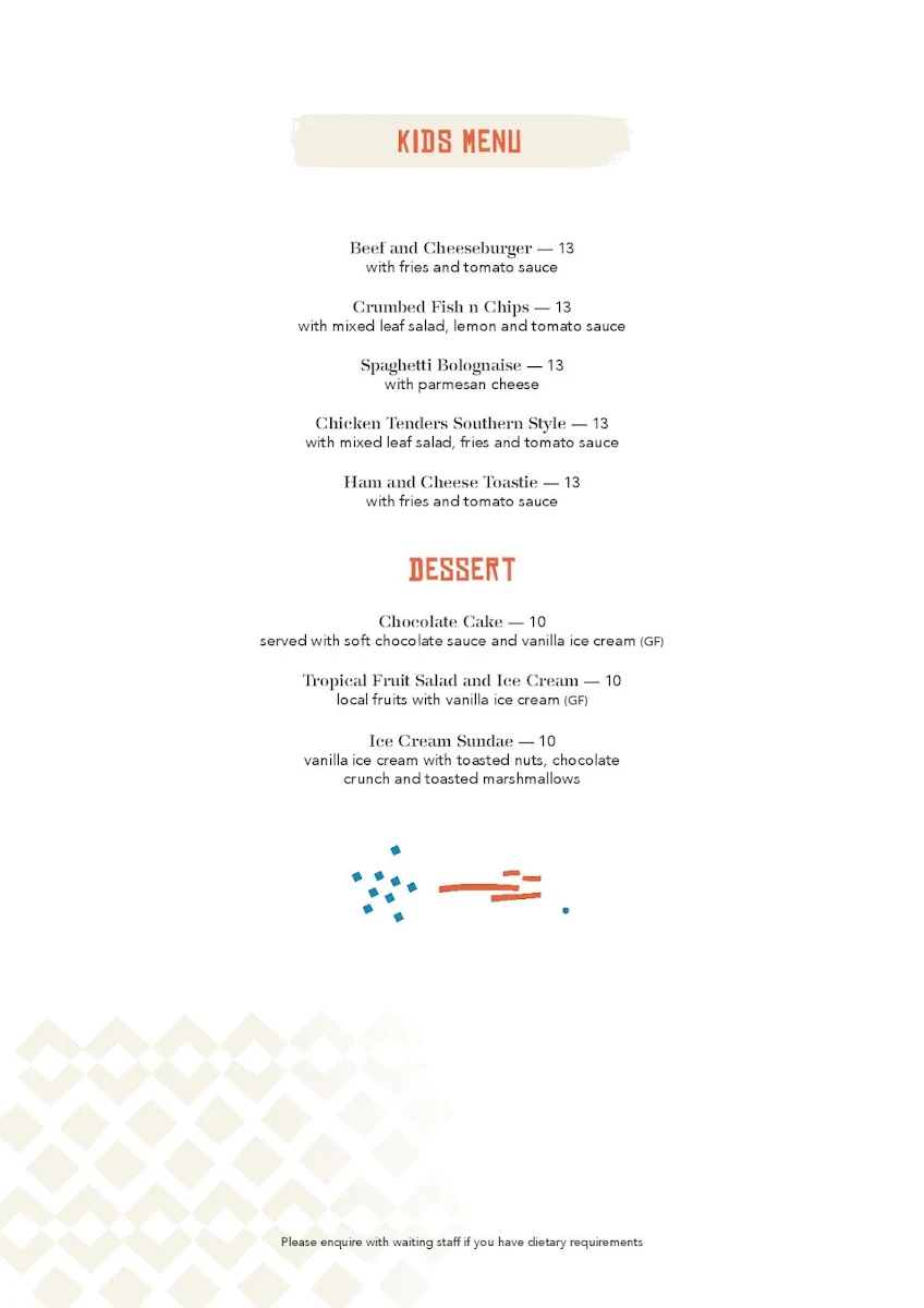 Menu, Temple of Tastes Restaurant