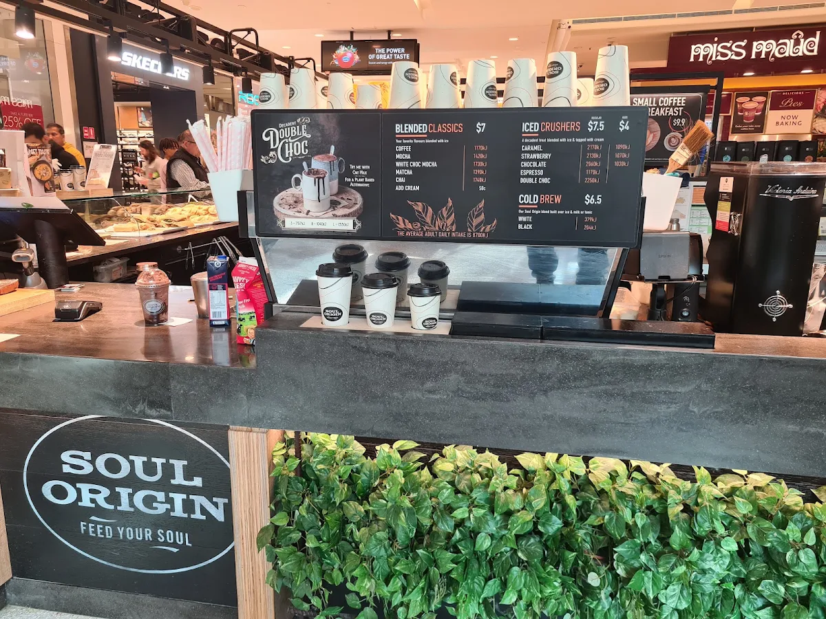 Menu, Soul Origin Cockburn Gateway